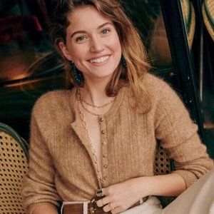 Sezane Camille Cardigan, Camel